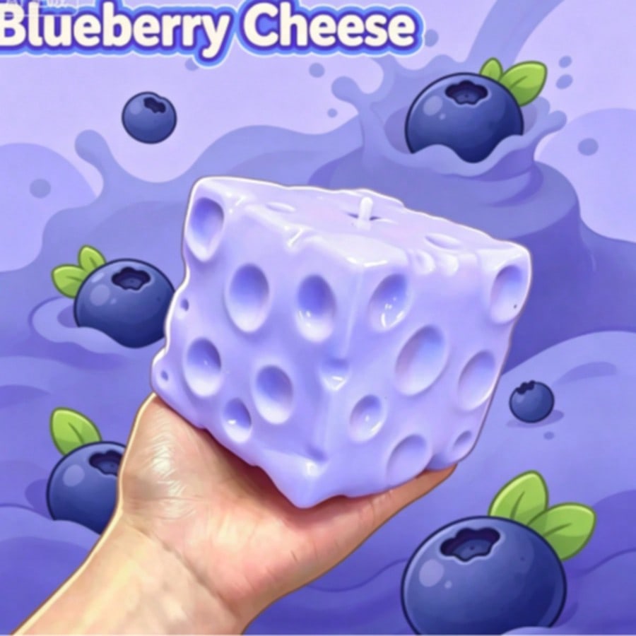 New Blueberry Color Cheese Squ - Food & Snacks Coloring 评论和价格