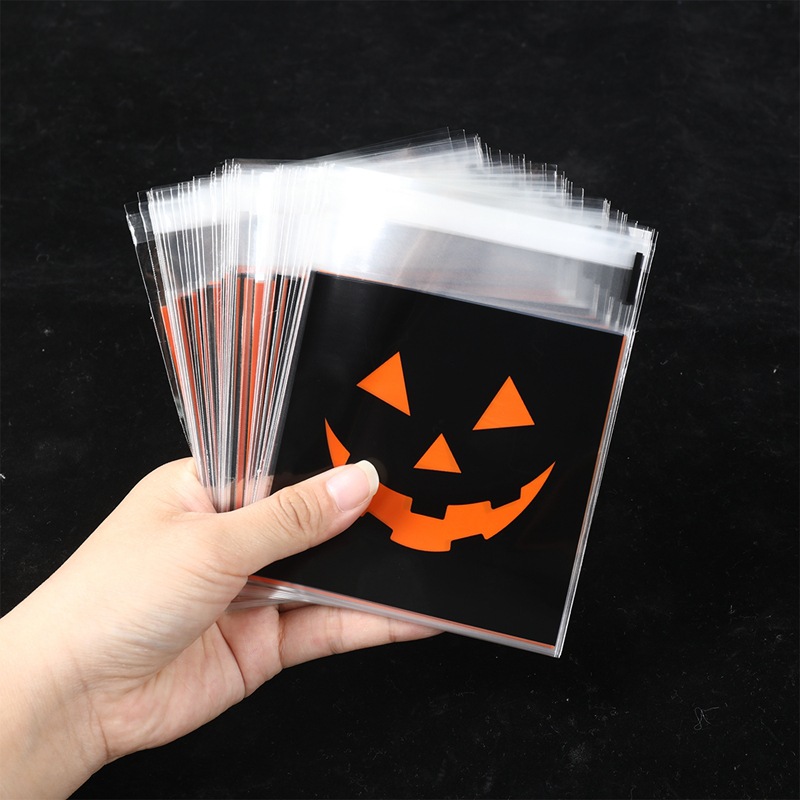 50/100pcs Halloween Black Oran - Food Snacks Gifts 评论和价格