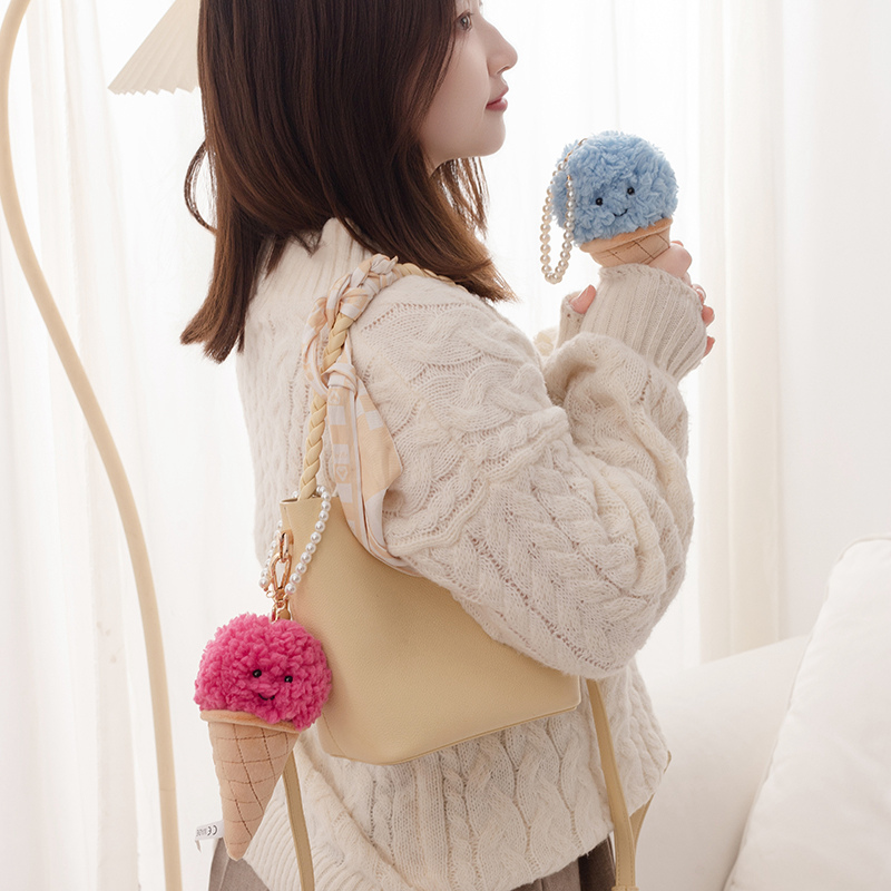 Cute Cartoon Ice cream Plush T - Food Snacks Gifts 评论和价格