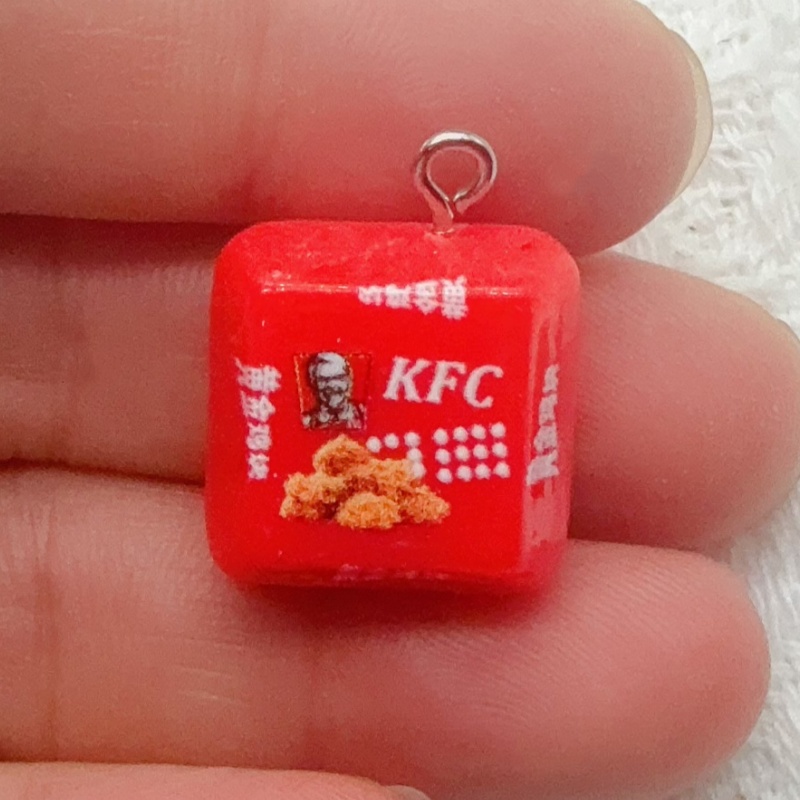 10pcs cartoon resin food bag k - Food & Snacks Coloring 评论和价格
