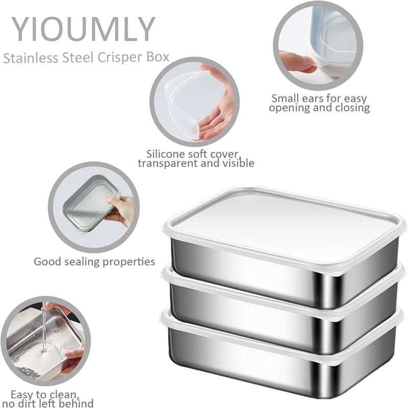 Stainless Steel Containers for - Food & Snacks Coloring 评论和价格