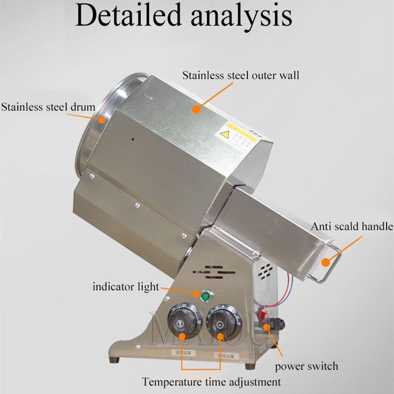 Stainless Steel Electric 1500W - Roasted Nut Mix 评论和价格