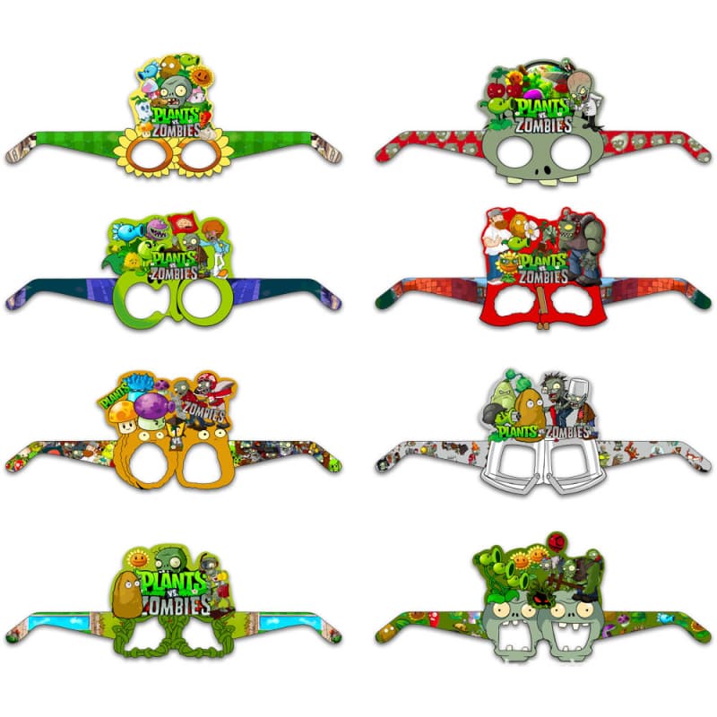 8pcs Plant Vs. Zombie Theme Pa - Zombie Snacks 评论和价格