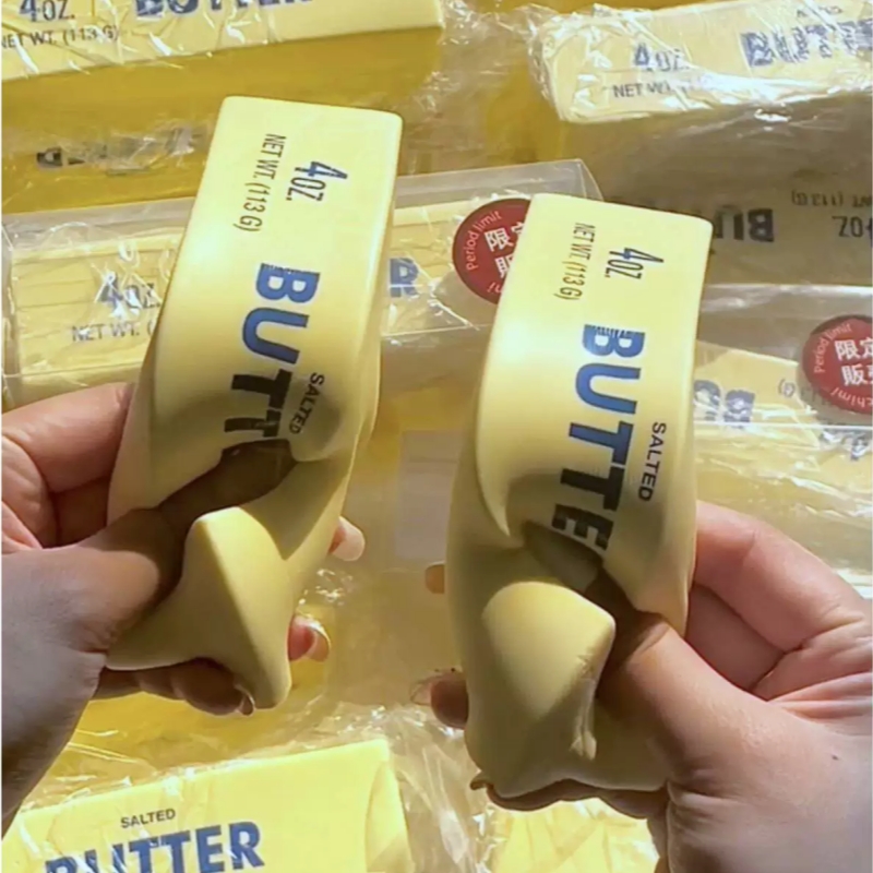 1Pc Butter Squeeze Toy For Adu - Food & Snacks Coloring 评论和价格