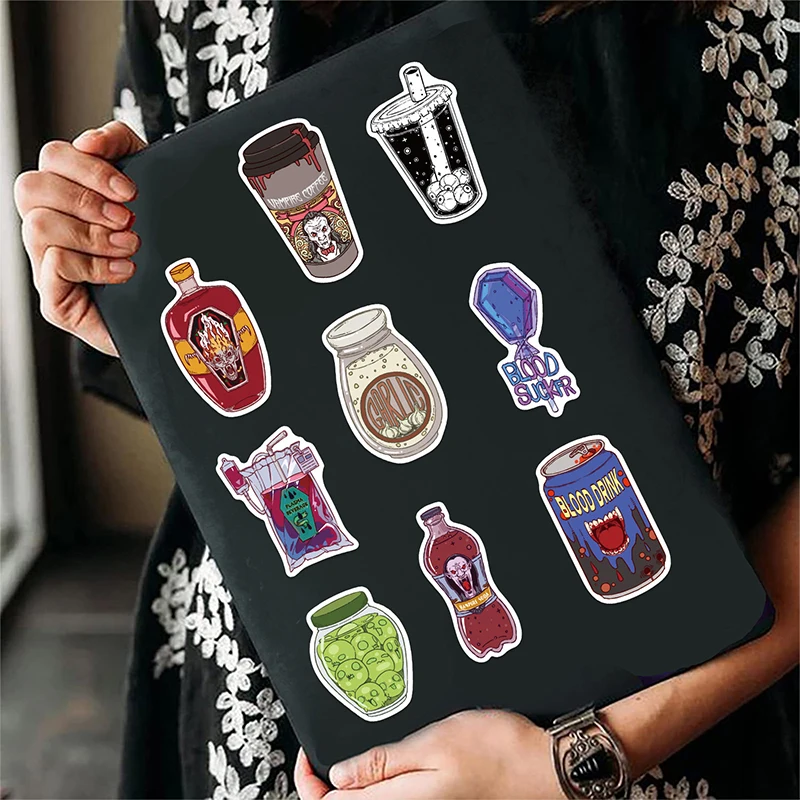 50PCS Zombie Food Stickers Cut - Zombie Snacks 评论和价格