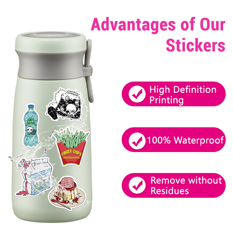 50PCS Waterproof Vinyl Zombie  - Zombie Snacks 评论和价格