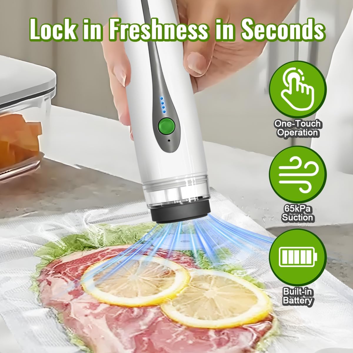 Automatic Mini Vacuum Sealer P - Food Snacks Packaging 评论和价格